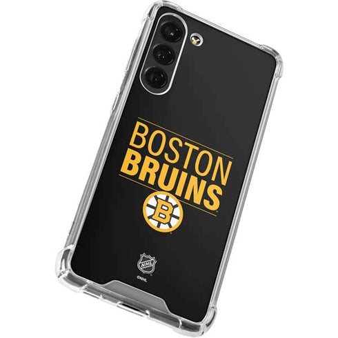NHL Boston Bruins Lineup Galaxy S24 FE Clear Case